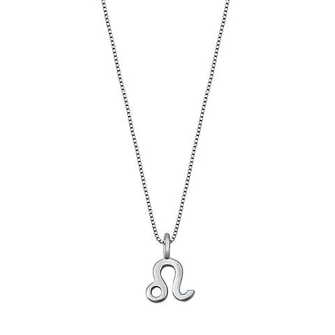 Sterling Silver Leo Zodiac Necklace