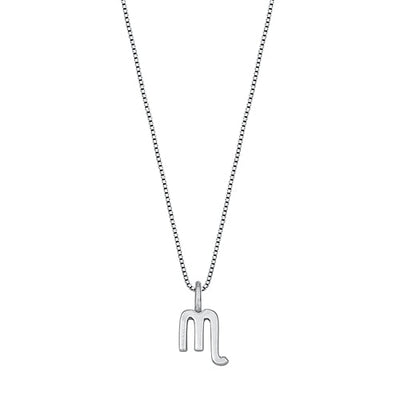 Sterling Silver Scorpio Zodiac Necklace