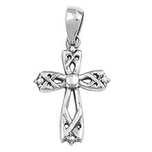 Load image into Gallery viewer, Sterling Silver Cross Shape PendantAndHeight 21mm
