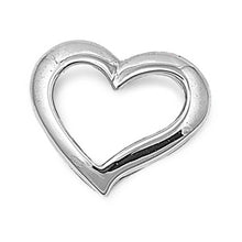 Load image into Gallery viewer, Stering Silver Elegant Open Hear PendantAnd Height 12MM