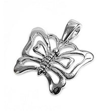 Load image into Gallery viewer, Sterling Silver Butterfly Shape PendantAndHeight 15mm