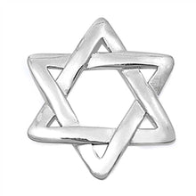 Load image into Gallery viewer, Sterling Silver Star of David Shape PendantAndHeight 22mm