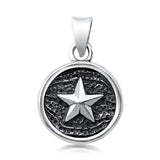 Sterling Silver Star Plain Pendant