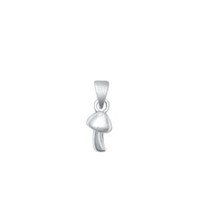 Load image into Gallery viewer, Sterling Silver Oxidized Mushrooms Pendant-10.2mm