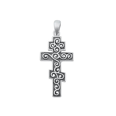Sterling Silver Oxidized Astrology Chart Pendant