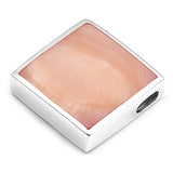 Sterling Silver Pink Pearl Stone Pendant