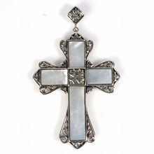 Load image into Gallery viewer, Sterling Silver White Pearl Stone Pendant