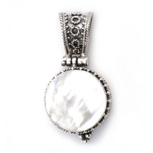Load image into Gallery viewer, Sterling Silver Pearl Stone Pendant