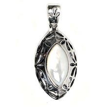 Load image into Gallery viewer, Sterling Silver Pearl Stone Pendant
