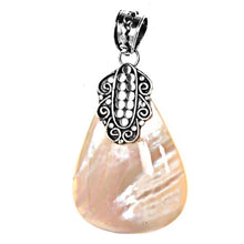 Load image into Gallery viewer, Sterling Silver Pearl Stone Pendant