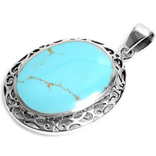 Load image into Gallery viewer, Sterling Silver Pearl Stone Pendant