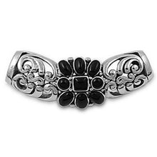 Load image into Gallery viewer, Sterling Silver Slide Black Onyx Stone Pendant