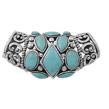 Load image into Gallery viewer, Sterling Silver Turquoise Stone Pendant