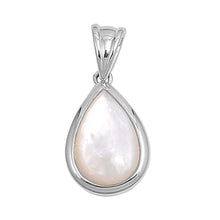 Load image into Gallery viewer, Sterling Silver Pearl Stone Pendant