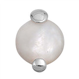 Sterling Silver Pearl Stone Pendant