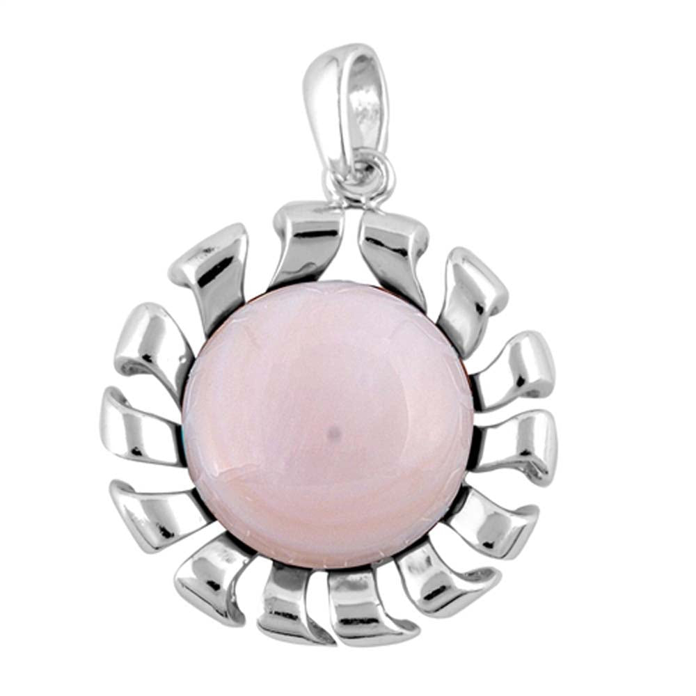 Sterling Silver Pearl Stone Pendant