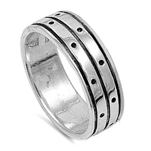 Load image into Gallery viewer, Sterling Silver Skeleton Shaped Plain RingsAnd Face Height 8mmAnd Weight 7.4grams
