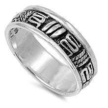 Load image into Gallery viewer, Sterling Silver Celtic Shaped Plain RingsAnd Weight 6.4grams