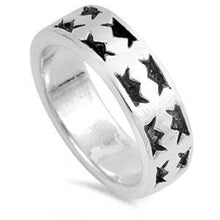 Load image into Gallery viewer, Sterling Silver Spinner Love Amour Amor Shaped Plain RingsAnd Band Width 6.5mm