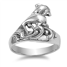 Load image into Gallery viewer, Sterling Silver Dolphin Shaped Plain RingsAnd Face Height 15mmAnd Band Width 4mm