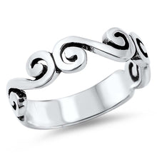 Load image into Gallery viewer, Sterling Silver Celtic Shaped Plain RingsAnd Band Width 5mm