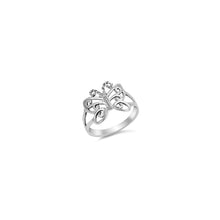 Load image into Gallery viewer, Sterling Silver Butterfly Shaped Plain RingsAnd Face Height 14mmAnd Band Width 3mm