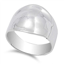 Load image into Gallery viewer, Sterling Silver Dome Shaped Plain RingsAnd Face Height 16mmAnd Weight 7.2grams