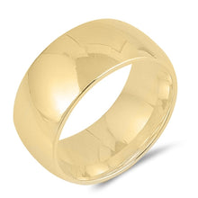 Load image into Gallery viewer, Sterling Silver Yellow Gold Wedding Band-9mm
