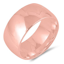 Load image into Gallery viewer, Sterling Silver Rose Gold Wedding Band-10mm