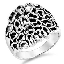Load image into Gallery viewer, Sterling Silver Celtic Shaped Plain RingsAnd Face Height 28mmAnd Band Width 5mm