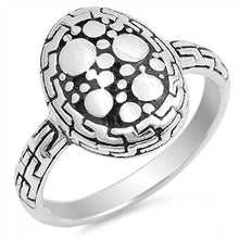 Load image into Gallery viewer, Sterling Silver Bali Shaped Plain RingsAnd Face Height 15mmAnd Band Width 2mm