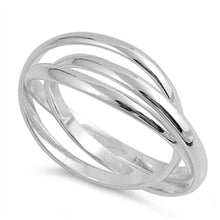 Load image into Gallery viewer, Sterling Silver Multi-Band Ring with Band Width of 2MM