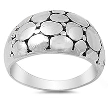 Load image into Gallery viewer, Sterling Silver Bali Shaped Plain RingsAnd Face Height 11mmAnd Weight 5.5grams