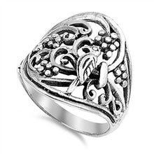 Load image into Gallery viewer, Sterling Silver Bird Shaped Plain RingsAnd Face Height 13mmAnd Weight 5grams