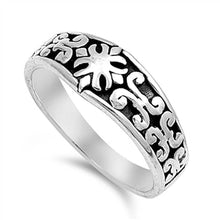 Load image into Gallery viewer, Sterling Silver Braid Shaped Plain RingsAnd Face Height 8mmAnd Band Width 4mm