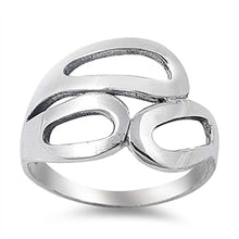 Load image into Gallery viewer, Steling Silver Stylish Fancy Band Ring with Face Width of 17MM