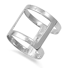 Load image into Gallery viewer, Sterling Silver Fancy Style Barrel Wide Band Ring with Face Width of 17MM
