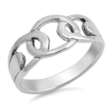 Load image into Gallery viewer, Sterling Silver Eternity Modern Ring with Face Height of 9MM