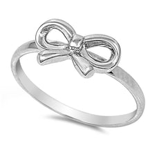 Load image into Gallery viewer, Sterling Silver Stylish Ribbon Ring with Face Height of 8MM