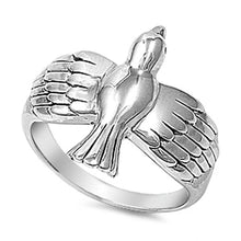 Load image into Gallery viewer, Sterling Silver Bird Shaped Plain RingsAnd Face Height 21mm