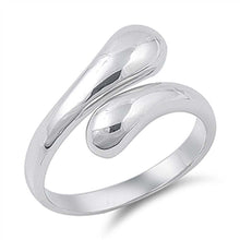 Load image into Gallery viewer, Sterling Silver Elegant Stlye Ring with Face Height of 10MM