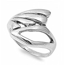 Load image into Gallery viewer, Sterling Silver Modish Design Ring with Face Height of 17MM
