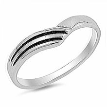 Load image into Gallery viewer, Sterling Silver Simply Design Ring with Face Height of 5MM