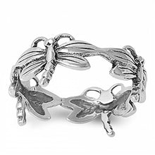 Load image into Gallery viewer, Sterling Silver Stylish Dragonfly with Face Height of 9MM