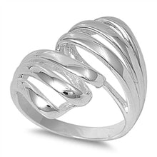 Load image into Gallery viewer, Sterling Silver Freeform Ring with Face Height of 23MM