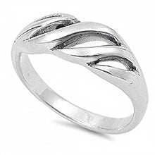 Load image into Gallery viewer, Sterling Silver Fancy Design with Face Height of 6MM
