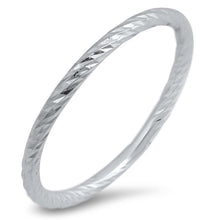 Load image into Gallery viewer, Sterling Silver Round Shaped Plain RingsAnd Face Height 2mm