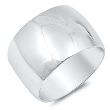 Load image into Gallery viewer, Sterling Silver 15mm Wedding Band Ring