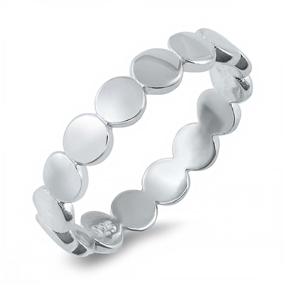 Sterling Silver Circles Ring