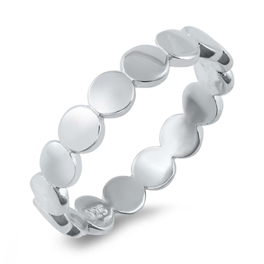 Sterling Silver Circles Ring